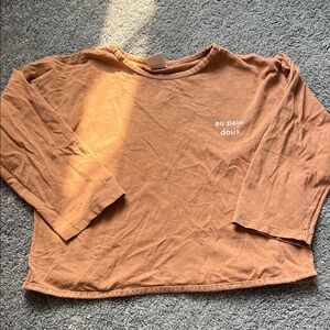 Zara kids Brown Long Sleeve Shirt